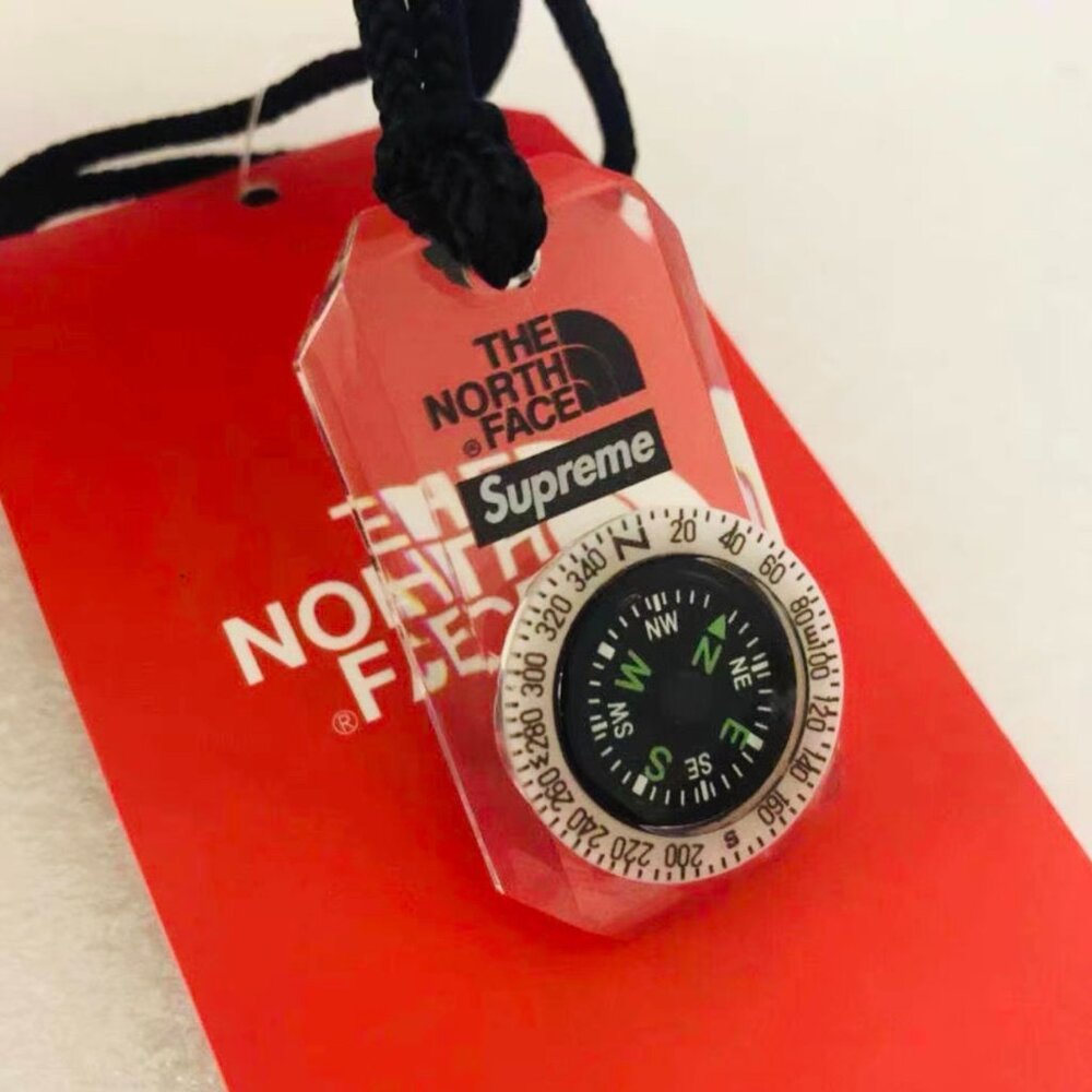 Supreme The North Face Compass Necklace
